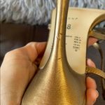 Fioni  Gold Tone Strappy Heels Size 8 Photo 8