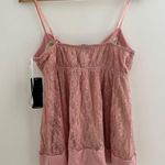 Rampage NWT Y2K Babydoll Spaghetti Strap Pink Lace Vintage Going Out Top Cami M Photo 5