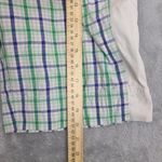 Adidas  Golf Shorts Women's Size 10‎ Plaid Stretch Pockets Flat Front Performance Photo 5