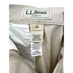 L.L.Bean Women's Size 4 Regular Khaki Straight Leg Cotton Pants Original Fit Photo 4
