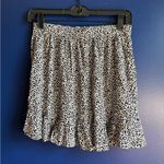 American Eagle Leopard Print Ruffle Skirt size S Photo 3