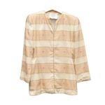 Mary McFadden Vintage 90's Brocade Jacket Pink Size 6 Photo 1