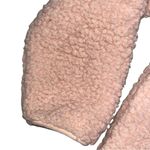 Ivory Ella  Pink Oversized Quarter Zip Sherpa Pullover size Small Photo 7