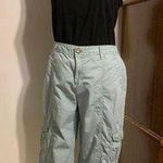 Merona Light Blue Cargo Capri Pants Photo 0