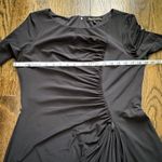 Ryan‎ Michelle Womens Size L Black Draped Fitted Classic Elegant Dinner Dress Size L Photo 6