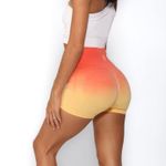 Allure the Brand Sunrise Ombré Shorts Orange Size L Photo 5