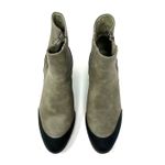 Dr. Scholls Shoes Size 9.5 Boots Tan Suede Side Zip Comfort Round‎ Toe Winter Photo 1