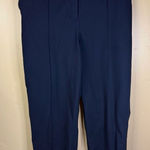 Lululemon  Button Women's‎ Dress Pants 31 Navy Blue Elastic Waist 7/8 Office Golf Photo 0