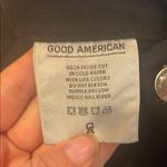 Good American Womens  Good Legs Distressed Jeans Black Plus Size Photo 6