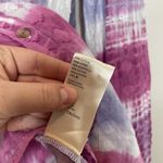 Pilcro and the Letterpress Anthropologie  Pink Purple Tie Dye Button Down Size S Photo 9