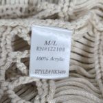 Max Studio NWT‎ Beach Crochet Fringe Cover Up M/L Photo 9