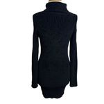 IRO  Women's Designer Black BILOH turtleneck Sweater Dress Sz XS Photo 2