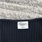 Abercrombie & Fitch Abercrombie and Fits square neck long sleeve black bodysuit Photo 2