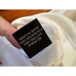 Ark & Co. White Cotton dress open back lace insert ruffles S whimsical fun cute Photo 4