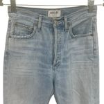 AGOLDE  Riley High Rise Straight Crop Distressed Denim Comfort Capsule Chic 25 Photo 2