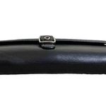 Coach Vintage 90's Black/Silver Trifold Leather Clutch Wallet Photo 2