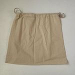 Tory Burch  Canvas Drawstring Dust Bag | Logo Storage Pouch Neutral Beige Photo 0