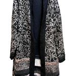 Chico's Patchwork Jacquard Duster Long Cardigan Coatigan size 3 Photo 0