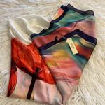 Fashion Scarf 100% silk so beautiful 71” length and 35” wide big scarf Photo 6