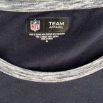 NFL Womens Short Sleeve Patriots Shirt Football Team Apparel Blue Gray Size XL Photo 3