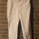 Nine West  vintage boho white denim size 8 cropped Photo 0