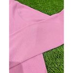 Hollister  WAFFLE FULL-ZIP HOODIE Womens Size Small Cropped Pink Cotton Photo 1