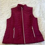 Andrew Marc Marc New York  Quilted Vest Color Burgundy Size M NWOT Photo 0
