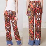 Anthropologie ‎ Pieced Paisley Loungers pants Photo 1
