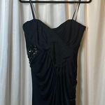 Laundry by Shelli Segal  Formal Mini Dress Rhinestones Size 8 Strapless NWT Photo 0