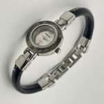 Avenue Silver Black Band Stainless Steel 22mm Women’s Quartz Watch Working Photo 3