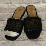 Wild Fable  Black Mesh Slide Sandals Photo 0