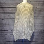 Aeropostale  Cream Beige Knit Poncho Size Small/Medium Photo 3
