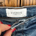 Evereve High Rise Cropped EVER Trouser Jean size 31 in Intrepid Medium Wash Photo 5