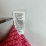 CAbi Cable Knit Sweater Women XS Pink Cotton Blend Long Sleeve Elsa 4245 Photo 4