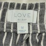 Gap Love By  Flannel Joggers Striped Drawstring High Waisted Blue Medium New Photo 5