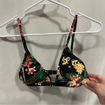 DIXXON NWT tropical gili tanning suit bikini top swim surf beach pool triangle Black Size M Photo 6