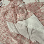 Madden NYC pink floral triple ruffle smocked peasant dress size XXL Photo 3