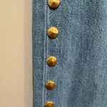 Moschino  COUTURE Light Wash‎ Nailhead Studded Jeans Size 8 Photo 3