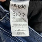 Kensie  Jeans Womens 8/29 Ankle Skinny Blue Denim Pants Embellished star pockets‎ Photo 7