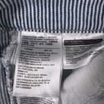 Levi's  Jeans Womens 4 Blue White Pinstripe Cropped Cuffed Stretch Denim Pants Photo 5