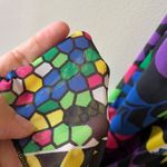 Tank Floral Maxi Pullover Dress V Neck Stretch Loose Fit Fully Lined Sz M L Black Photo 4