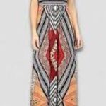 London Times  Multicolor Morris Halter Maxi Dress Size 6 Photo 0