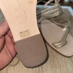 Nicole Miller Lace-Up Sandals gold toned tassels braided size 6 leather Photo 4