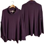 Athleta  Ethereal Brushed Funnel Neck Pullover Sweatshirt Women's Small Purple Photo 3