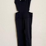NWOT Free people FP Movement Back It Up Jumpsuit Black Photo 4