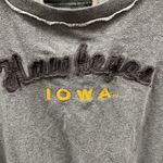 Campus Heritage Iowa Hawkeyes Womens Medium Sweatshirt Gray Wide Neck College Photo 1