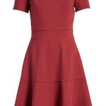 Rachel Parcell  red Square Neck Fit & Flare Dress Photo 4