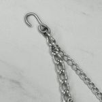 Draped Silver Tone Metal Chain Link Belt Y2K XS/Small XS/S ✨ Photo 1
