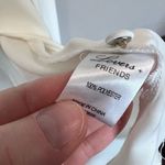 Lovers + Friends Lovers & Friends Foxy Dress White Bride hi lo cut out xs Photo 4