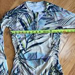 Calia swim set Tropical Leaf Print Bikini Set Blue Size M Photo 8